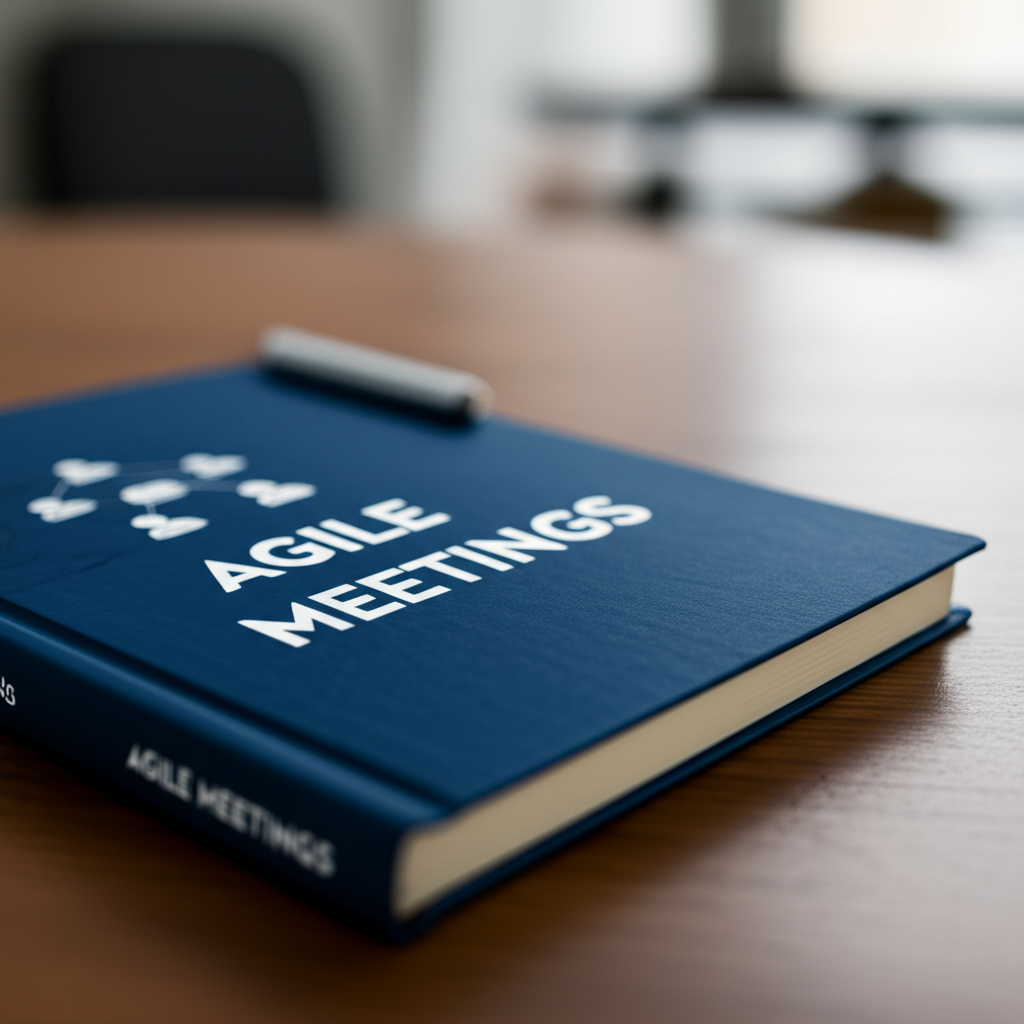 Portada del libro Agile Meetings en formato físico